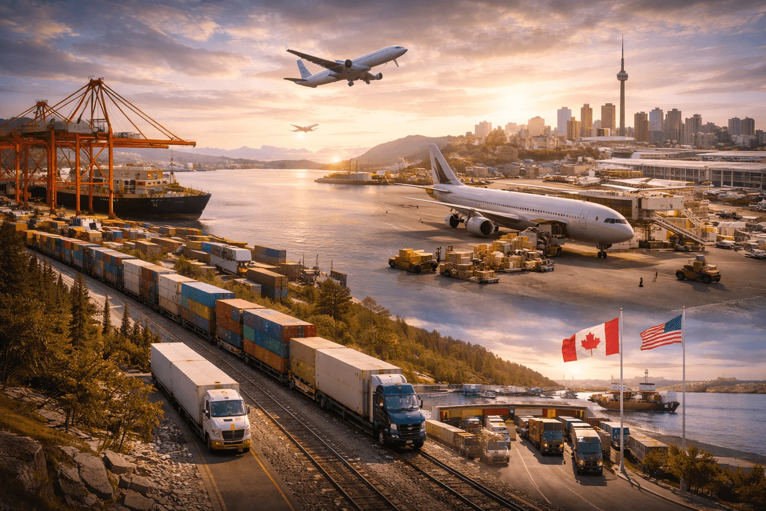 Canadian port infrastructure for global logistics